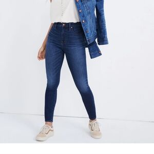 Madewell curvy high-rise skinny jeans in Danny wash
